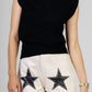 SHORT GAMUZA ESTRELLAS