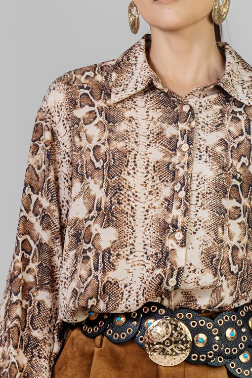 CAMISA PRINT SNAKE