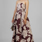 VESTIDO STRAPLESS FLORES