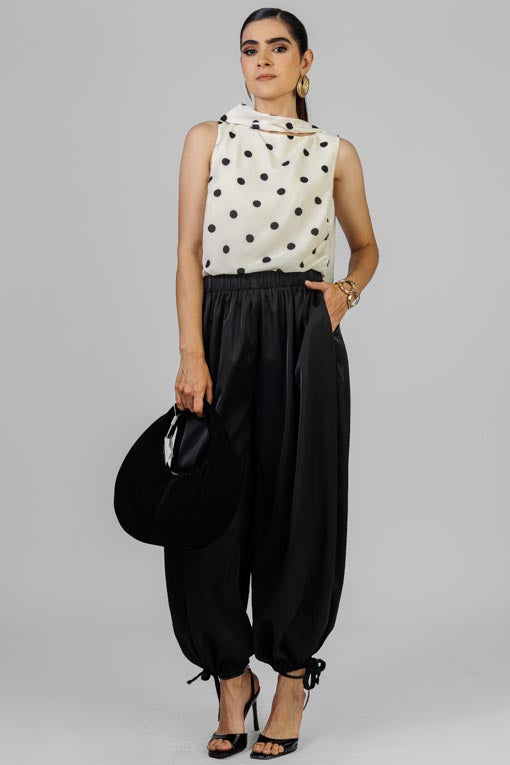 PANTALON SATINADO HAREM