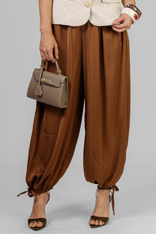 PANTALON SATINADO HAREM