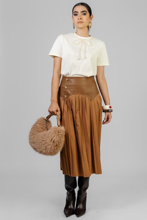 BLUSA MOÑO CRISTALES