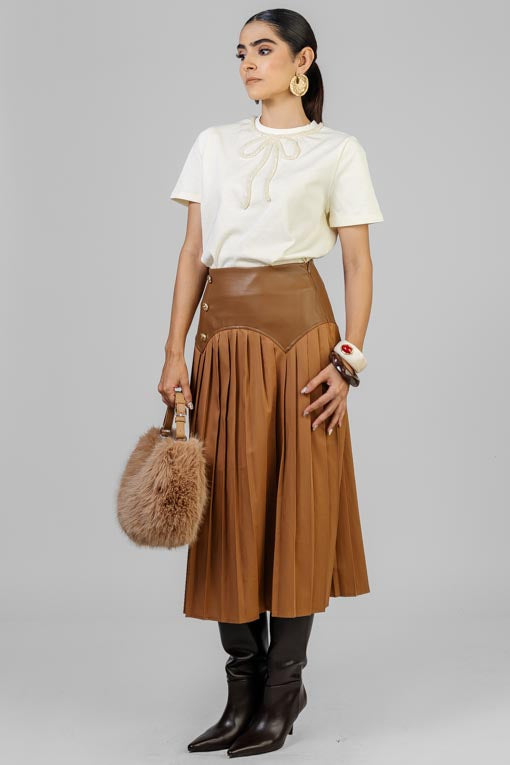 BLUSA MOÑO CRISTALES