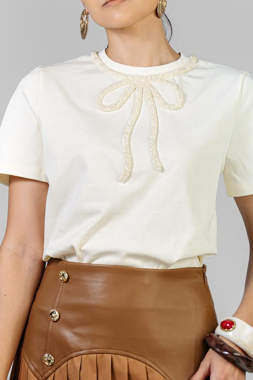 BLUSA MOÑO CRISTALES