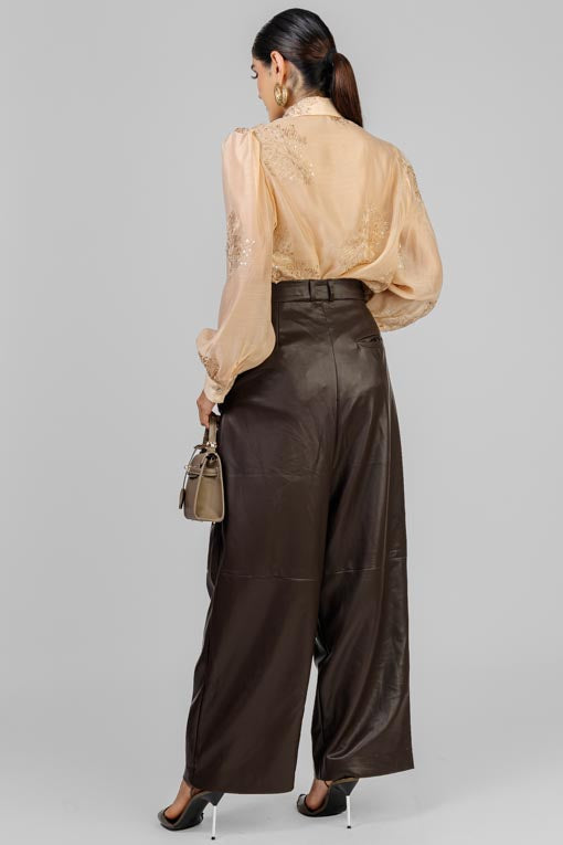 BLUSA CUELLO CRISTALES