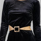 VESTIDO VELVET NEGRO
