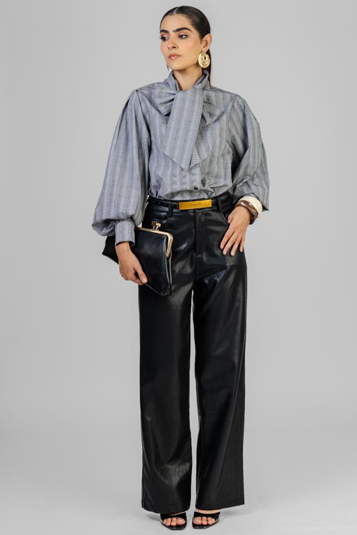 PANTALON NEGRO VINIPIEL