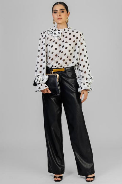 BLUSA LUNARES ROSETTE