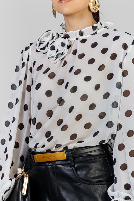 BLUSA LUNARES ROSETTE