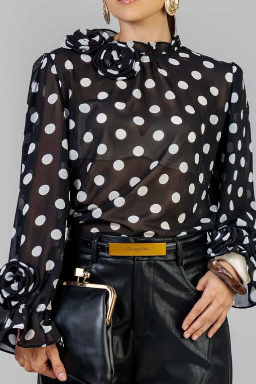 BLUSA LUNARES ROSETTE