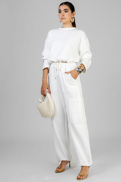 CONJUNTO PANTS BLANCO