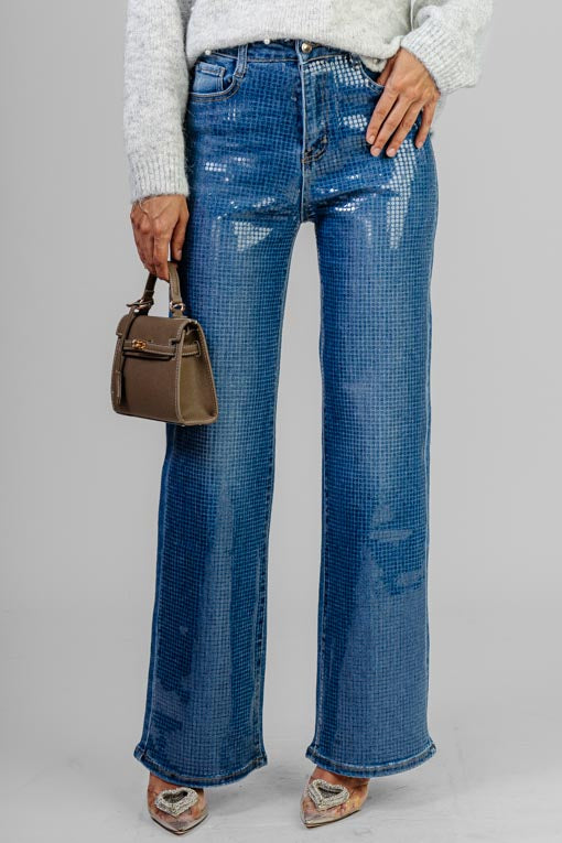 PANTALON BLUE SHINE LUXE