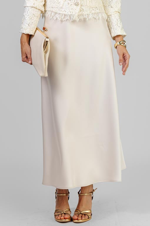 FALDA PERLA SATINADA