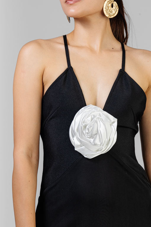 VESTIDO FLOR BLANCA