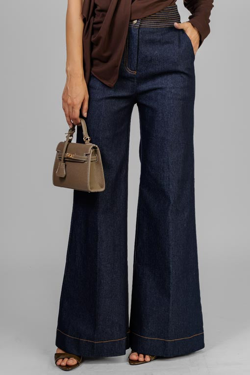 PANTALON DENIM ALTO
