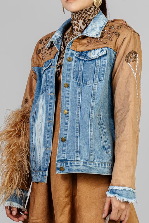 CHAMARRA DENIM BLOOM