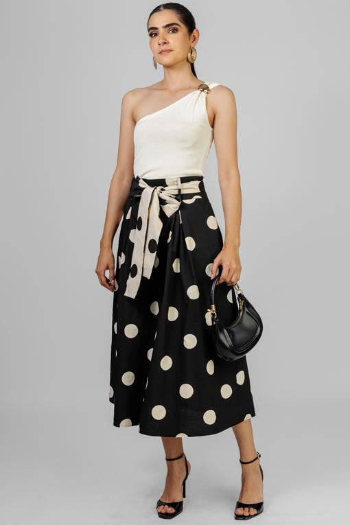 FALDA BICOLOR LUNARES