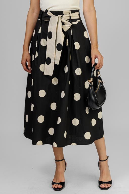 FALDA BICOLOR LUNARES