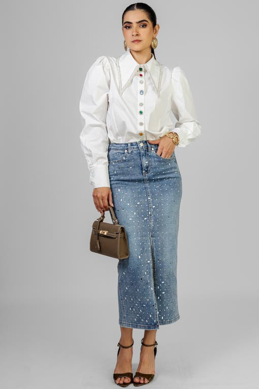 FALDA STELLA DENIM