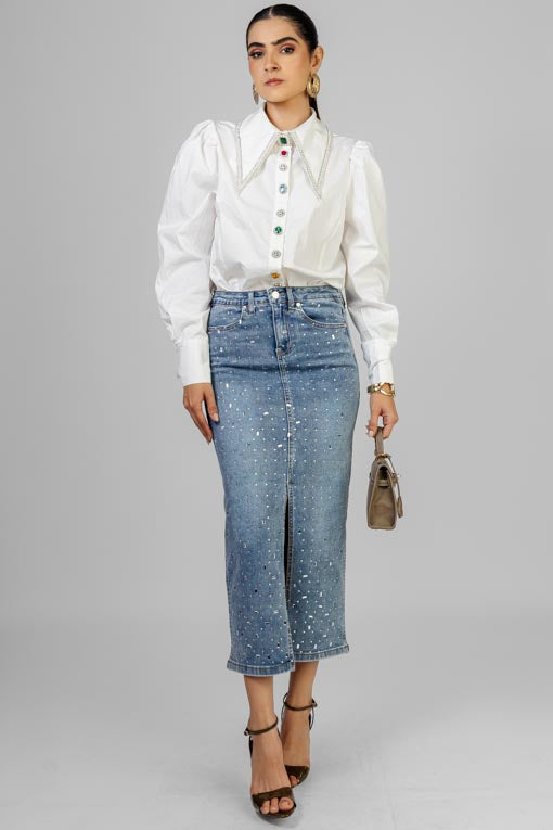 FALDA STELLA DENIM
