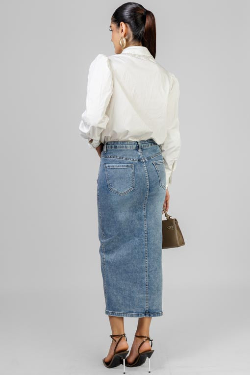 FALDA STELLA DENIM