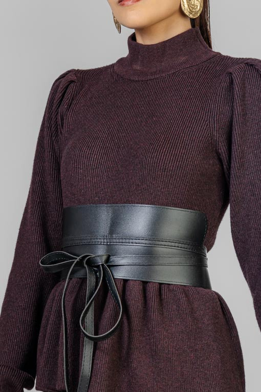 SUETER PEPLUM CHOCOLATES