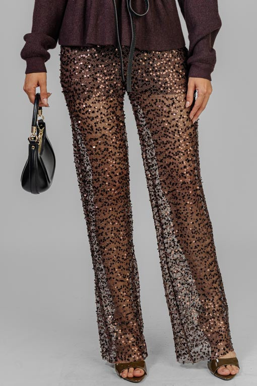 PANTALON LENTEJUELA MOKA