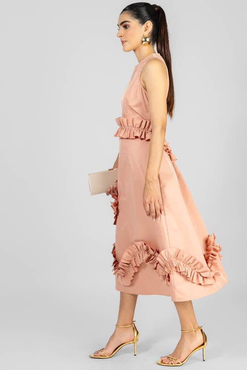 VESTIDO ESCAROLAS