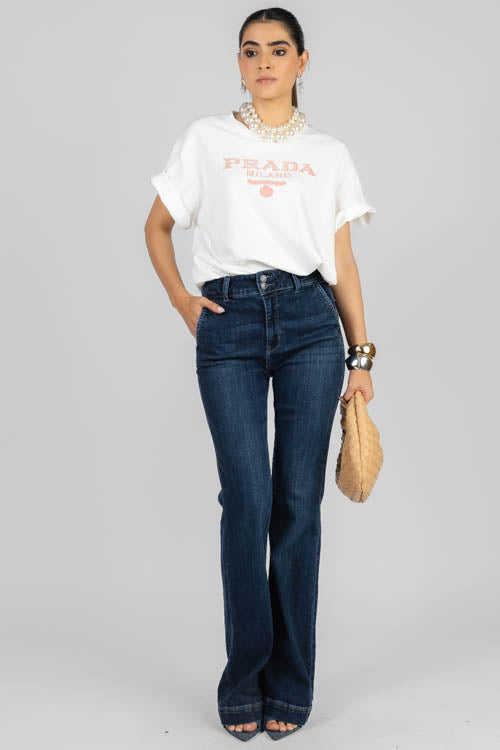 PLAYERA LETRAS PEACH