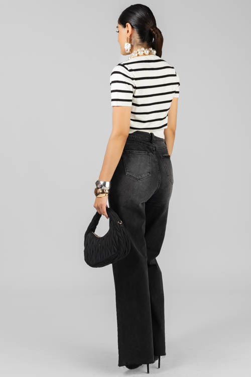 PANTALON DENIM NEGRO