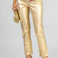 PANTALON RECTO DORADO