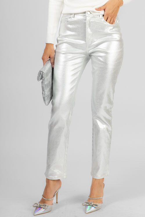 PANTALON RECTO DORADO