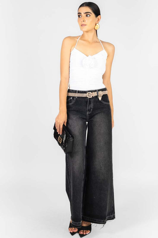 PANTALON MEZCLILLA NEGRO